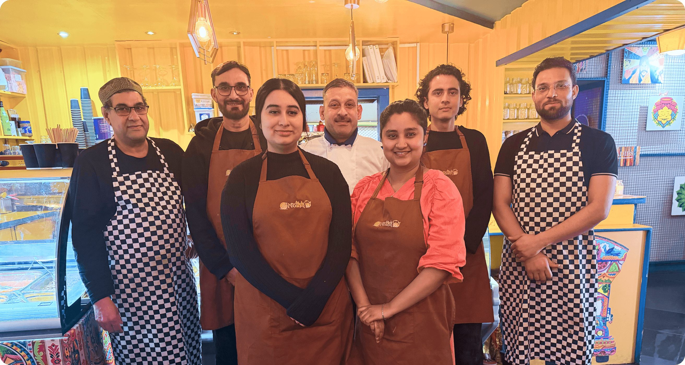 The Noshh team working together